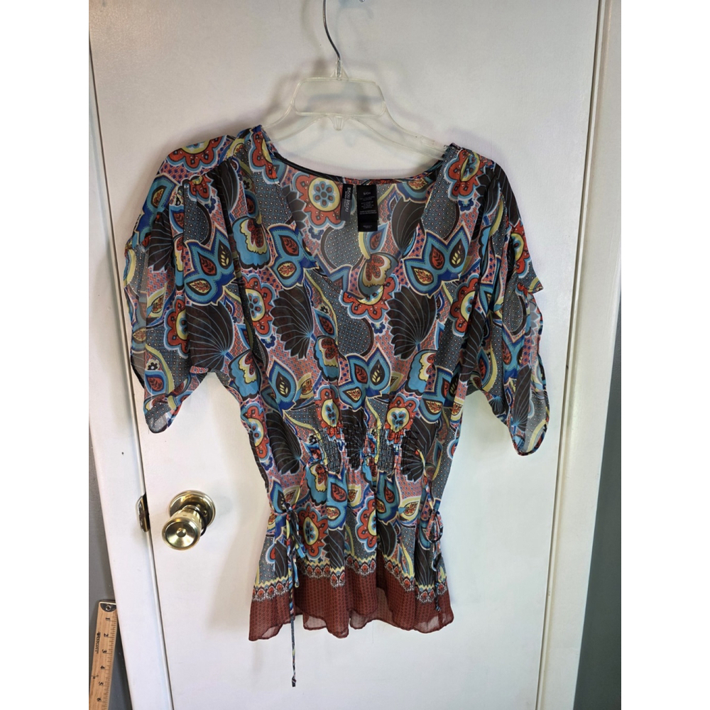 Bisou Bisou Women's Size Small Michele Bonbot Empire Tunic